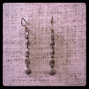 Silver Drop Earrings
